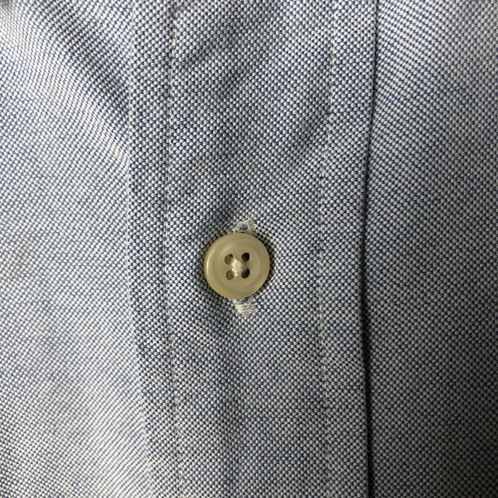 Ralph Lauren CUSTOM FIT long sleeve button down shirt, men's XL size cotton Blue type light blue Vintage Second Hand