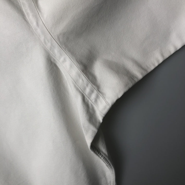 Ralph Lauren YARMOUTH long sleeve button down shirt, men's XL size cotton white type Vintage Second Hand