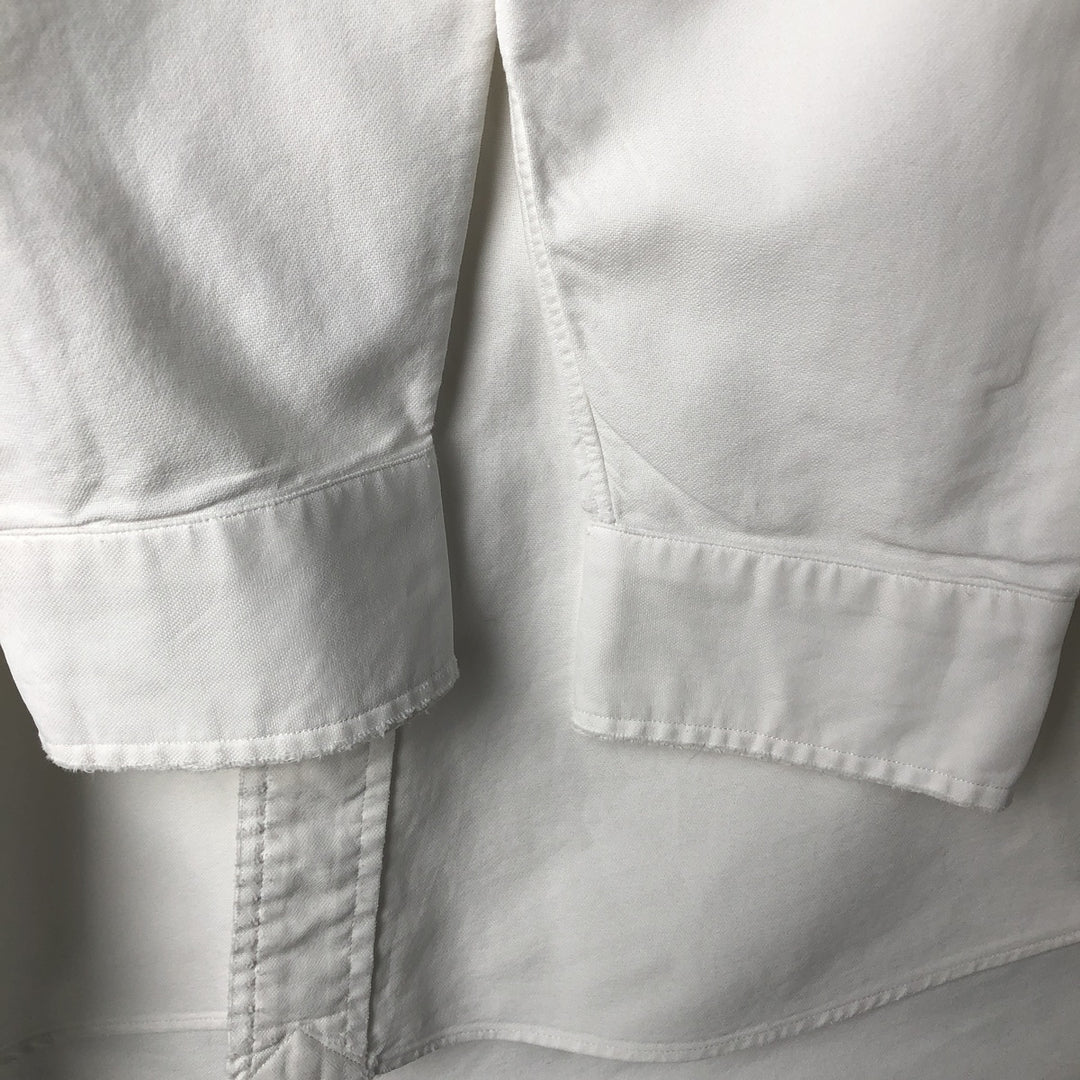 Ralph Lauren YARMOUTH long sleeve button down shirt, men's XL size cotton white type Vintage Second Hand