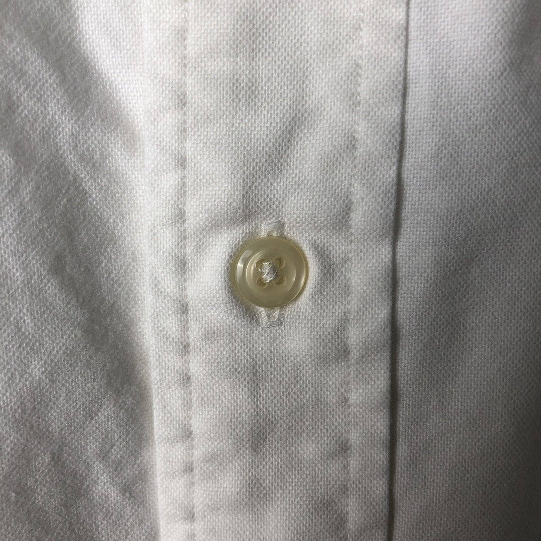 Ralph Lauren YARMOUTH long sleeve button down shirt, men's XL size cotton white type Vintage Second Hand