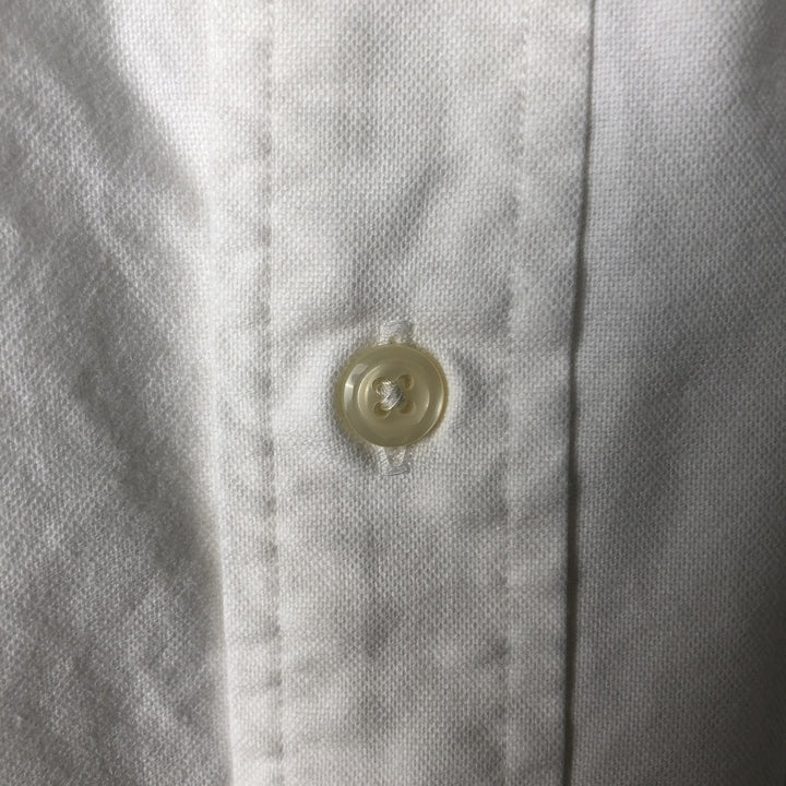 Ralph Lauren YARMOUTH long sleeve button down shirt, men's XL size cotton white type Vintage Second Hand