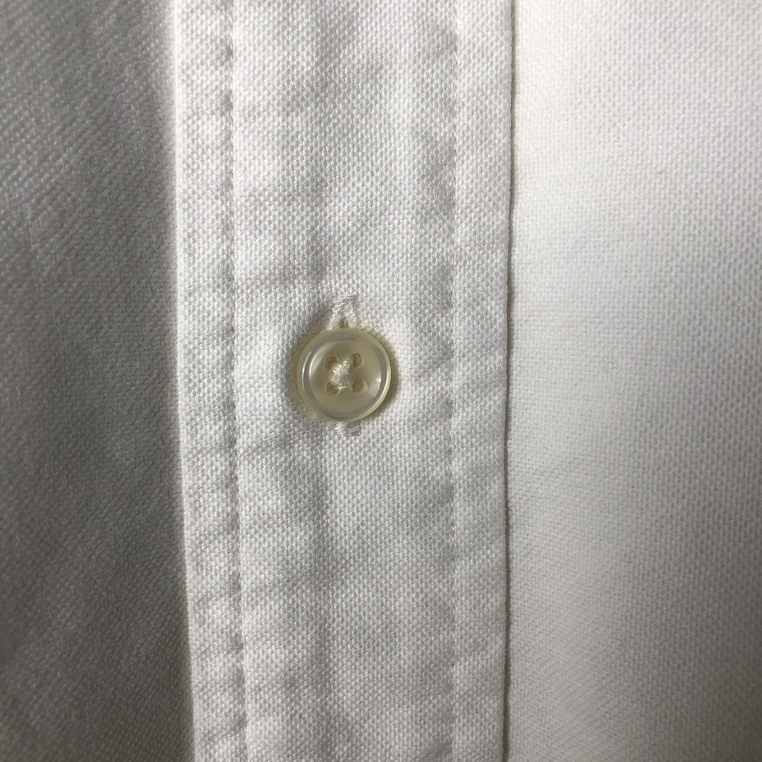 Ralph Lauren CUSTOM FIT long sleeve button down shirt, men's size L cotton white type Vintage Second Hand