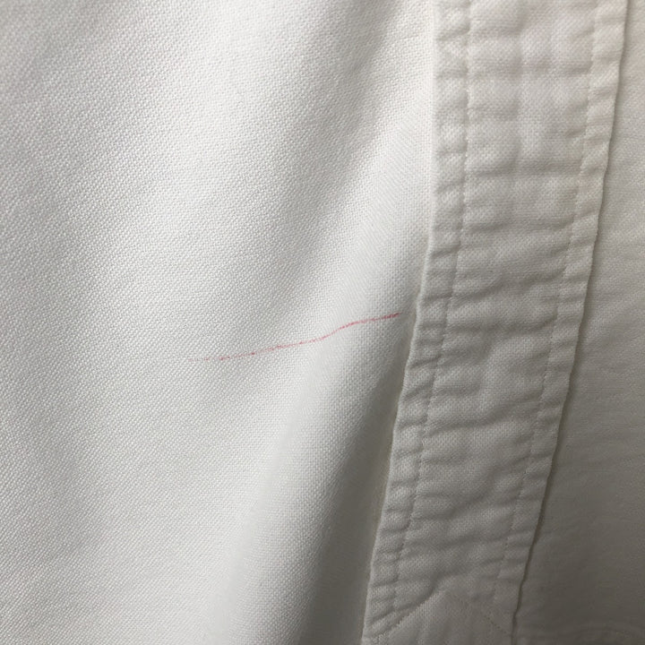 Ralph Lauren CUSTOM FIT long sleeve button down shirt, men's size L cotton white type Vintage Second Hand