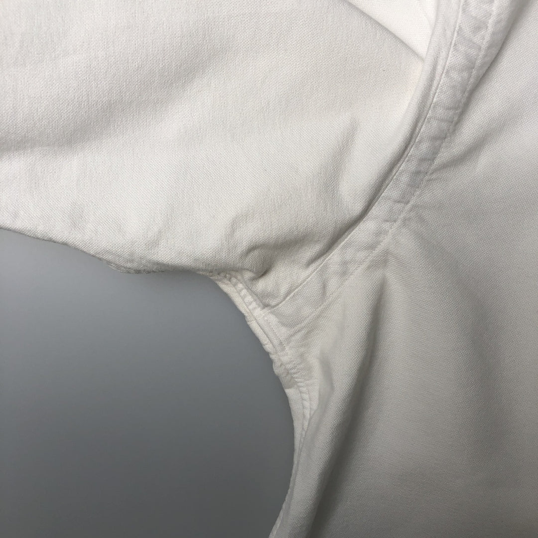 Ralph Lauren CUSTOM FIT long sleeve button down shirt, men's size L cotton white type Vintage Second Hand