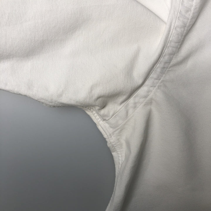 Ralph Lauren CUSTOM FIT long sleeve button down shirt, men's size L cotton white type Vintage Second Hand