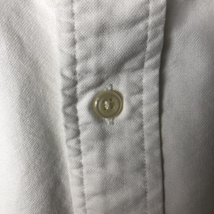 Ralph Lauren BLAKE long sleeve button down shirt, men's XL size cotton white type Vintage Second Hand