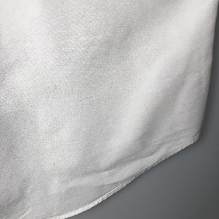 Ralph Lauren BLAKE long sleeve button down shirt, men's XL size cotton white type Vintage Second Hand
