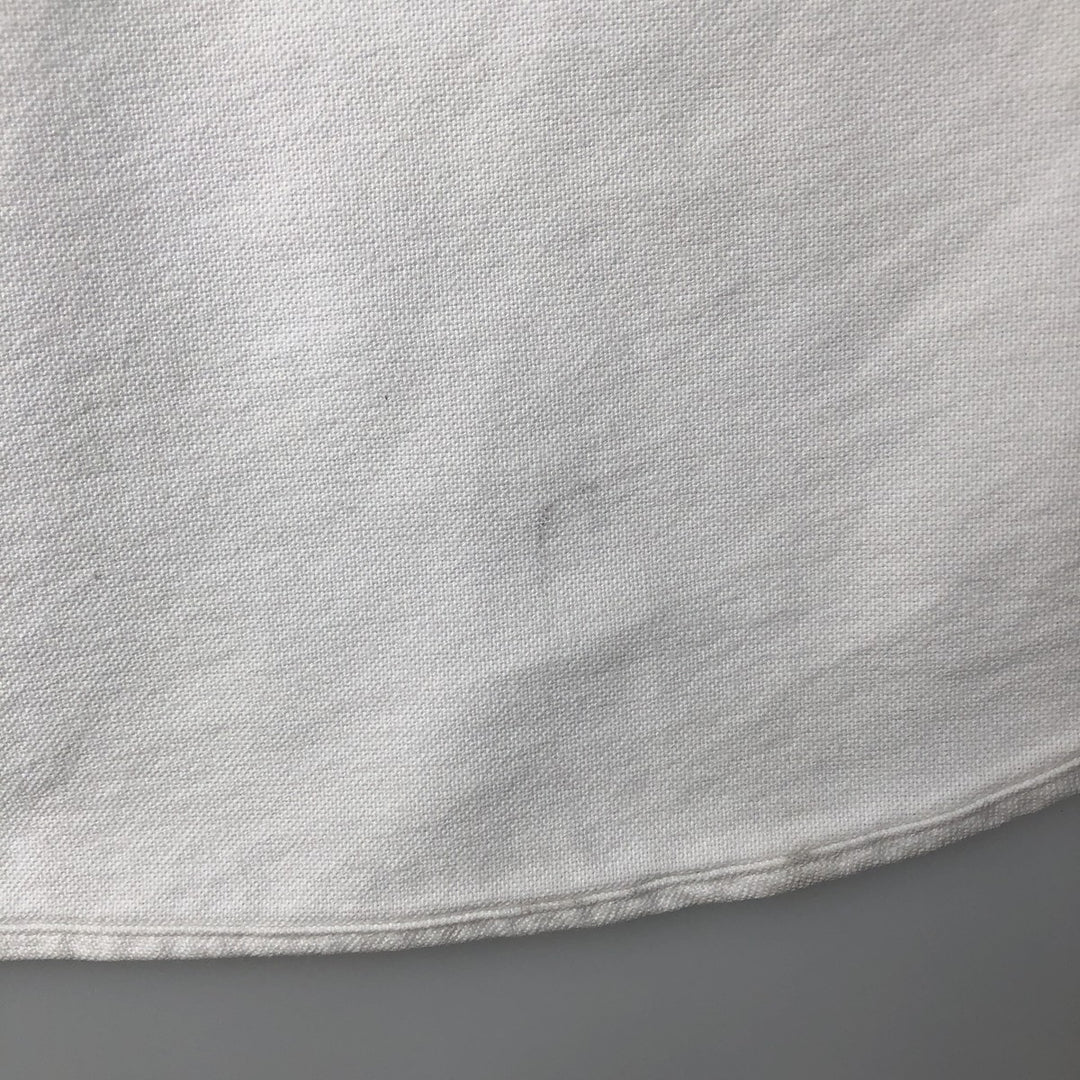 Ralph Lauren BLAKE long sleeve button down shirt, men's XL size cotton white type Vintage Second Hand