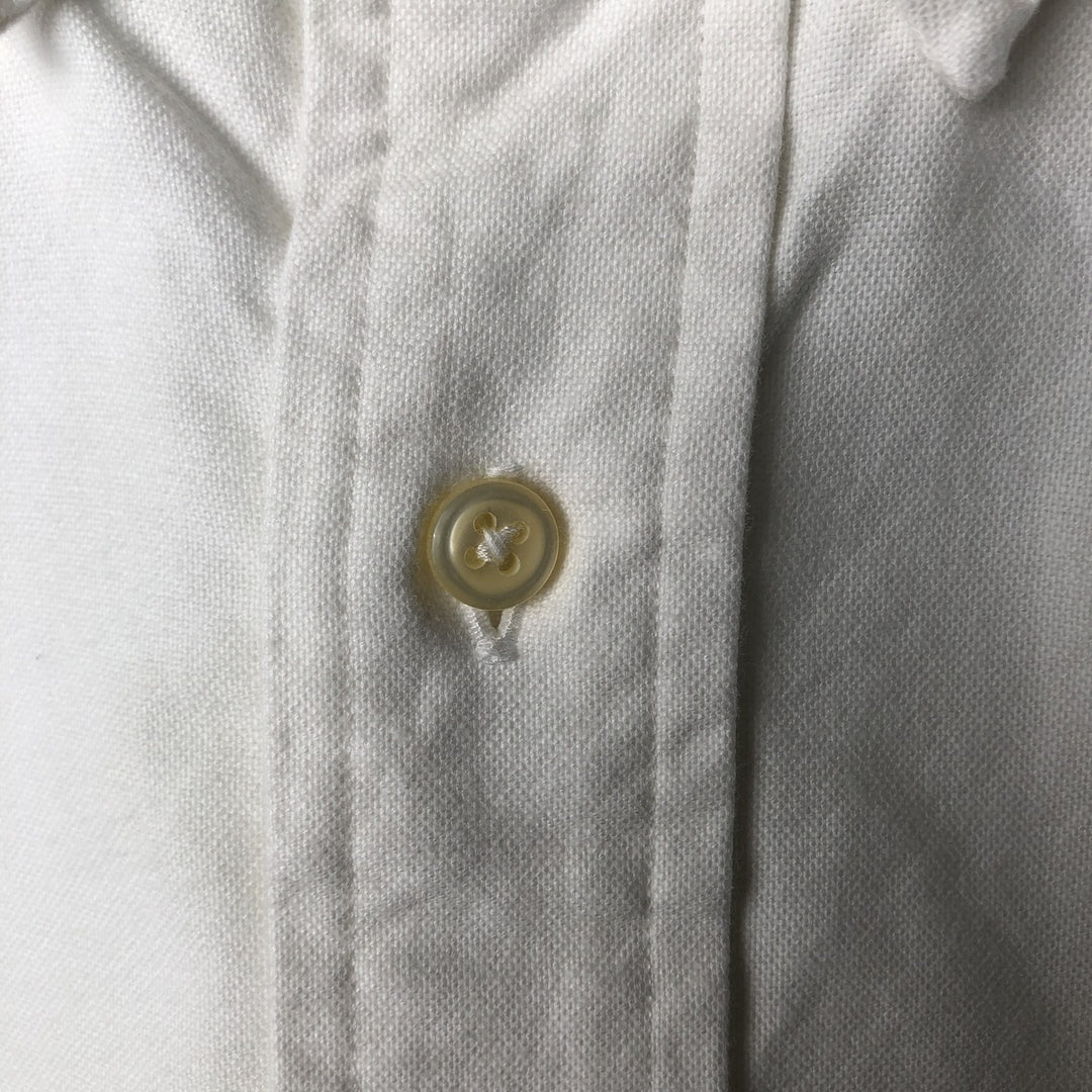 Ralph Lauren Classic Fit Long Sleeve Button Down Shirt Men's XL cotton white type Vintage Second Hand