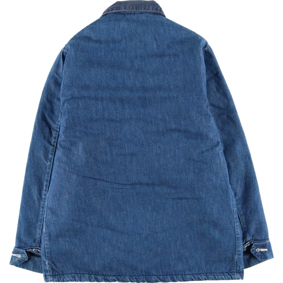 Vintage 70'S denim coveralls, men's size S unclear blue type Vintage Second Hand