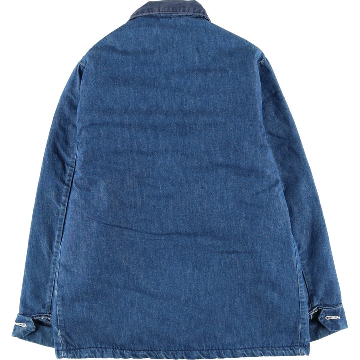 Vintage 70'S denim coveralls, men's size S unclear blue type Vintage Second Hand