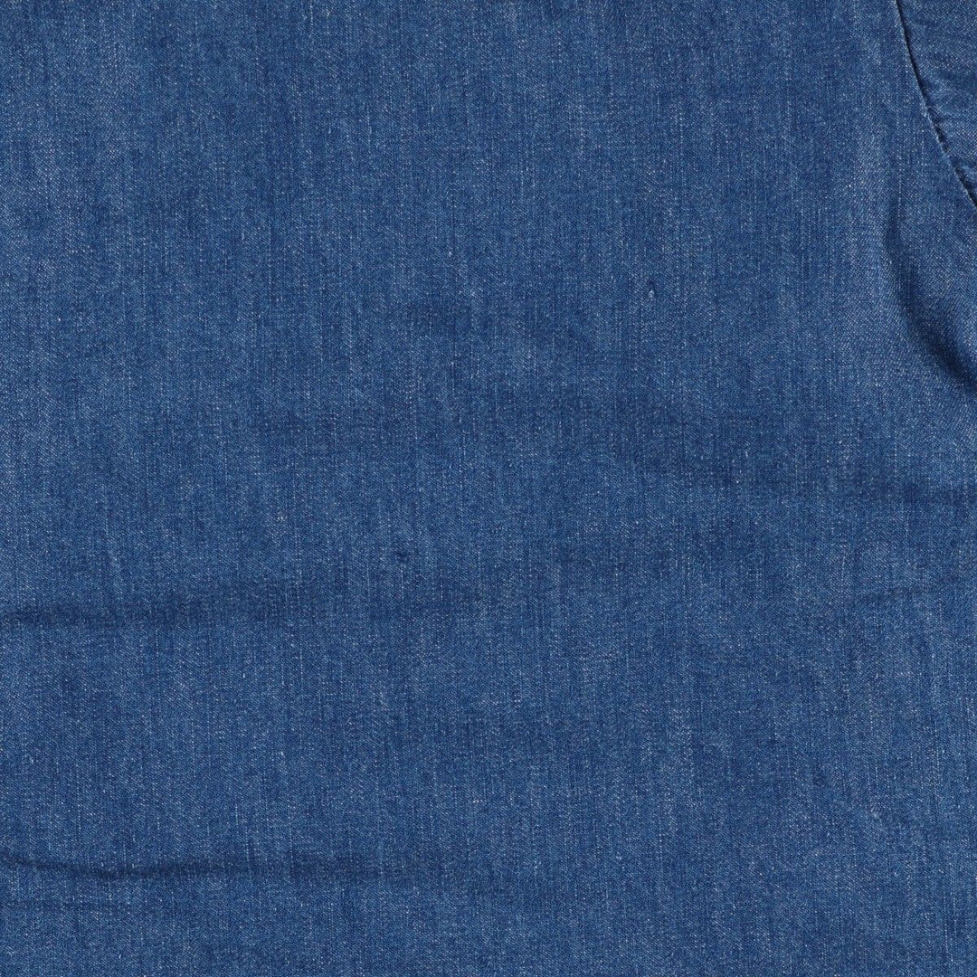 Vintage 70'S denim coveralls, men's size S unclear blue type Vintage Second Hand