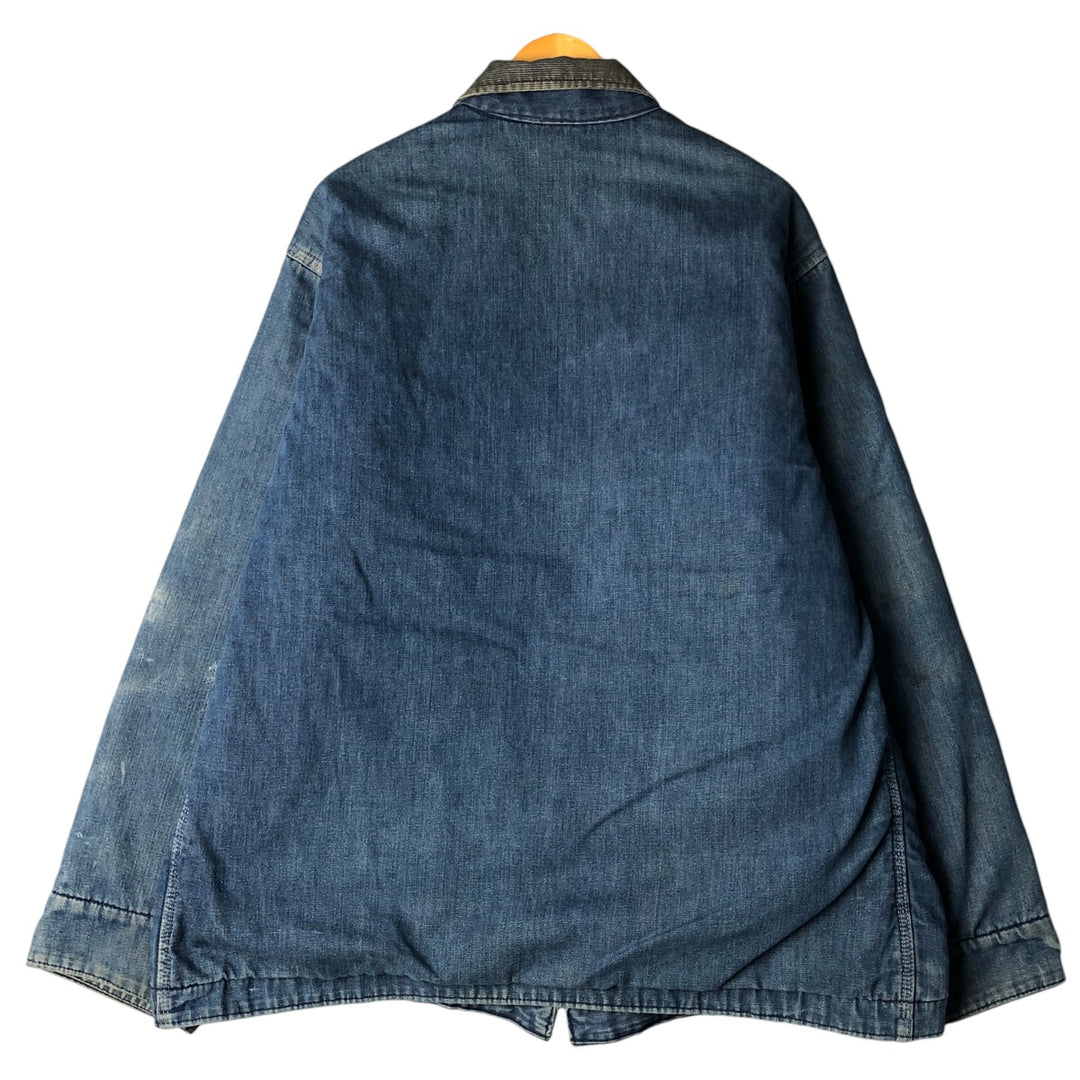 70'S JCPenney BIG MAC denim coveralls, men's XL size, vintage cotton blue type Vintage Second Hand