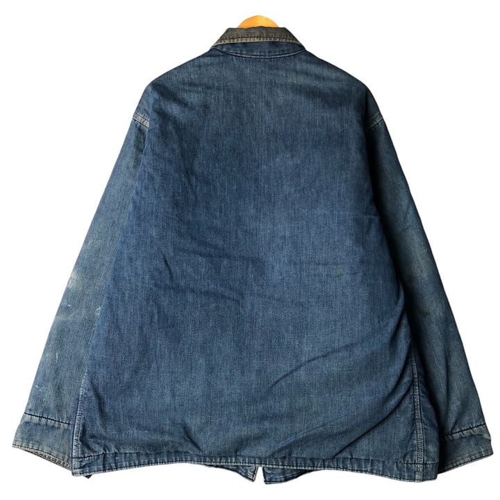 70'S JCPenney BIG MAC denim coveralls, men's XL size, vintage cotton blue type Vintage Second Hand