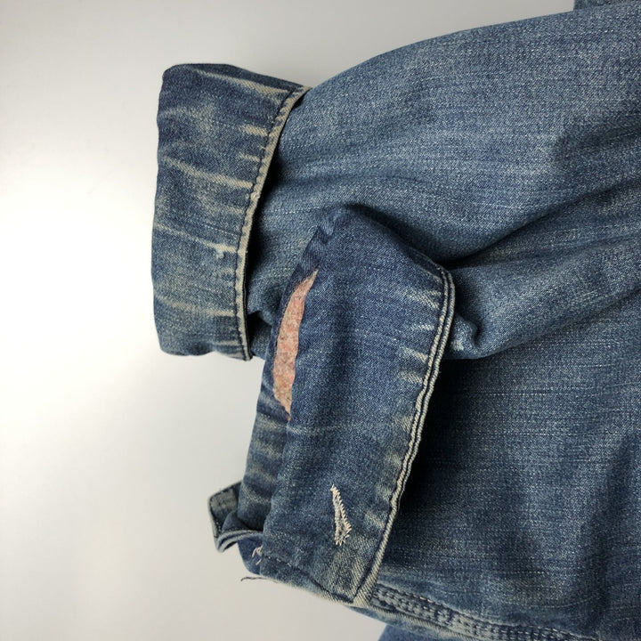 70'S JCPenney BIG MAC denim coveralls, men's XL size, vintage cotton blue type Vintage Second Hand