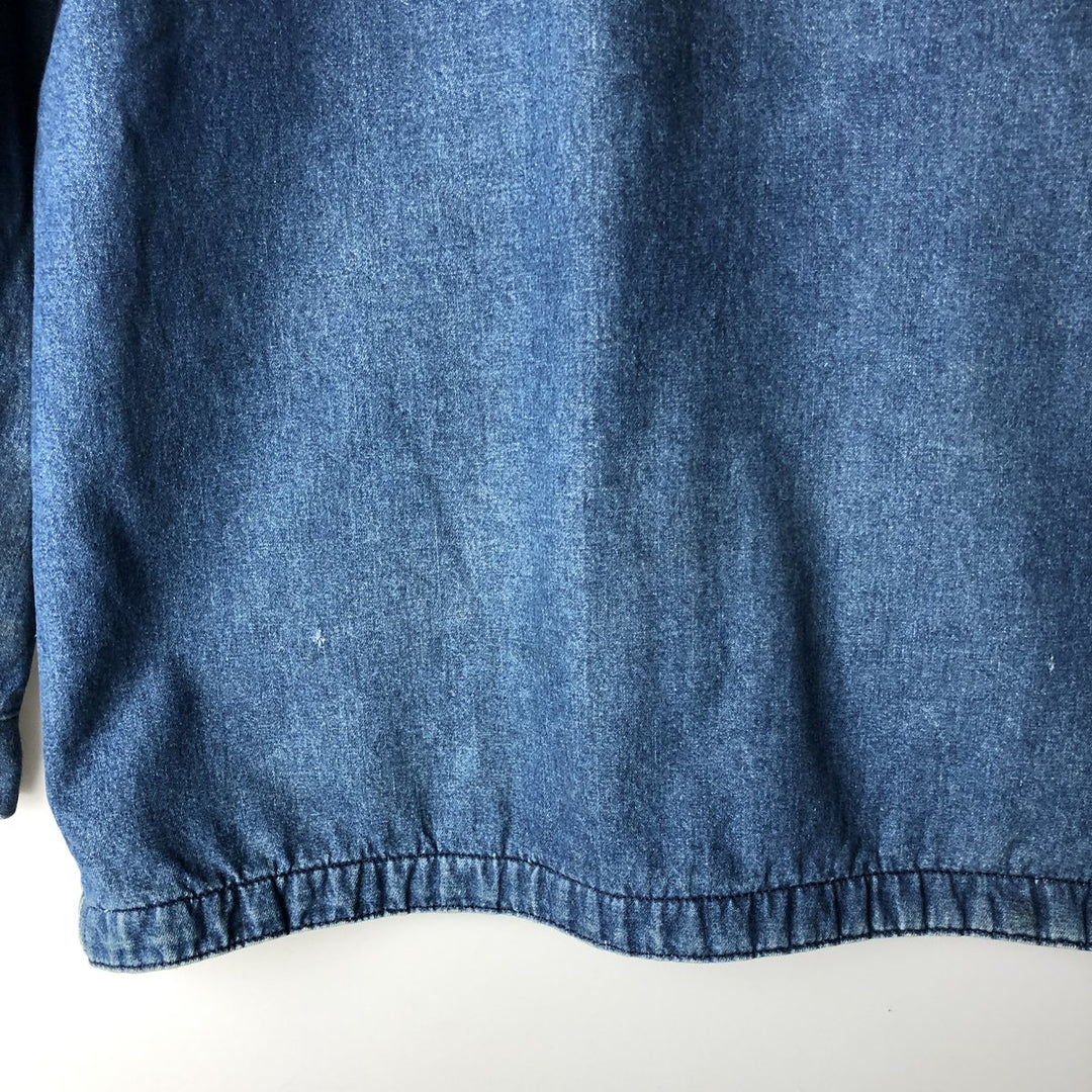 70s~80'S Wrangler BIG BEN denim coveralls made in USA, men's XL size, vintage unclear blue type Vintage Second Hand