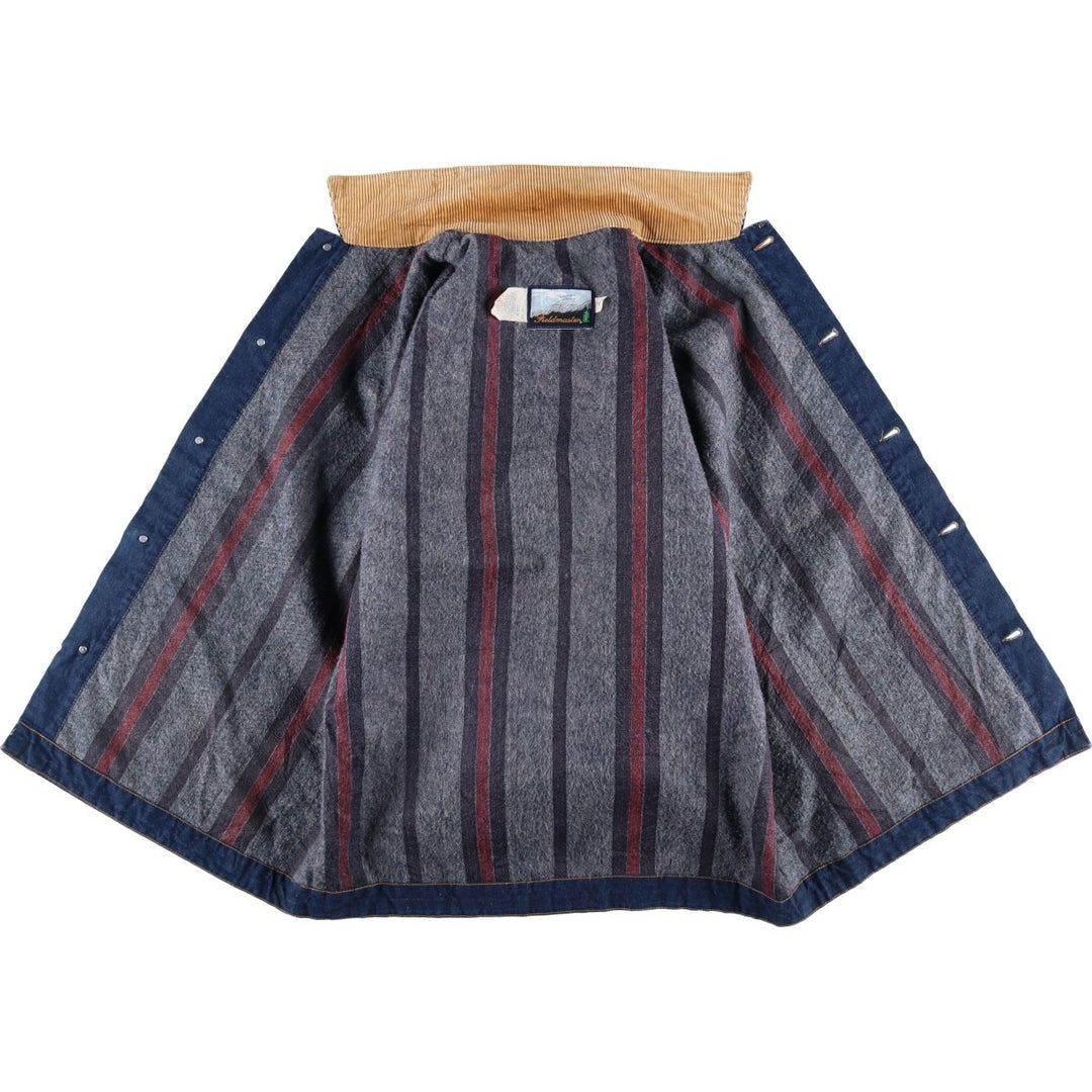 Vintage 1980'S Field Master Bat-Dyed Denim Coverall, Made in USA, Men's XL cotton blue type Vintage Second Hand