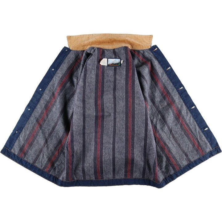 Vintage 1980'S Field Master Bat-Dyed Denim Coverall, Made in USA, Men's XL cotton blue type Vintage Second Hand