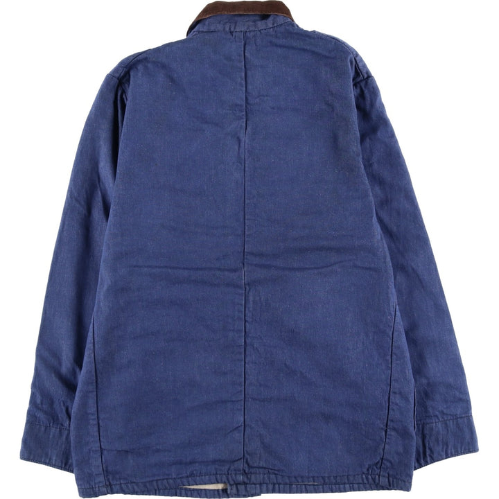 Vintage 70s-80'S BIG B Bat-Dyed Denim Coverall, Men's Size Medium unclear navy blue type Vintage Second Hand