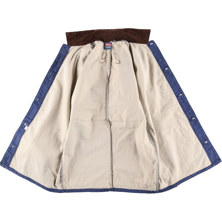 Vintage 70s-80'S BIG B Bat-Dyed Denim Coverall, Men's Size Medium unclear navy blue type Vintage Second Hand