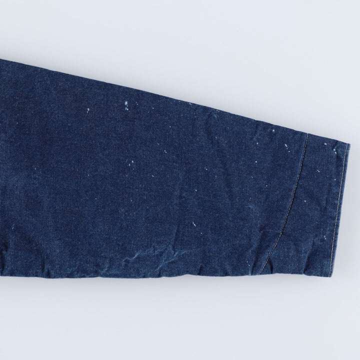 Vintage 70s-80'S Osh Kosh B'GOSH Bat-Dye Padded Denim Coverall, Made in USA, Men's Size L cotton navy blue type Vintage Second Hand