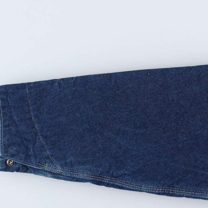 Vintage 70s-80'S Osh Kosh B'GOSH Bat-Dye Padded Denim Coverall, Made in USA, Men's Size L cotton navy blue type Vintage Second Hand