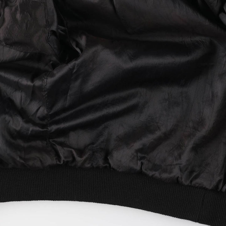 Leather blouson, men's size XL unclear brown type Vintage Second Hand