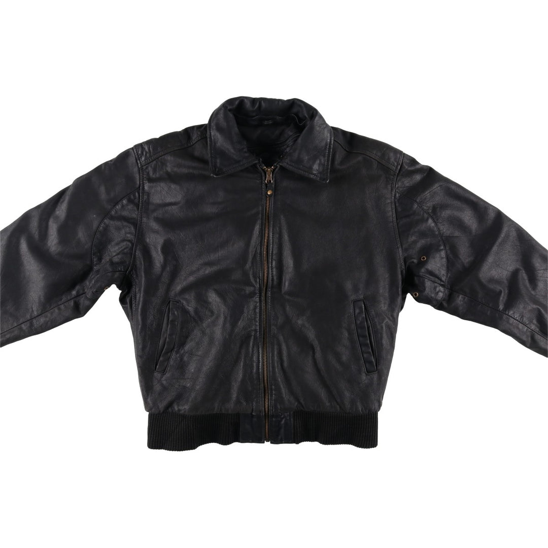 EPIDERME Swing Top Padded Leather Blouson, Men's Size L genuine leather black type Vintage Second Hand