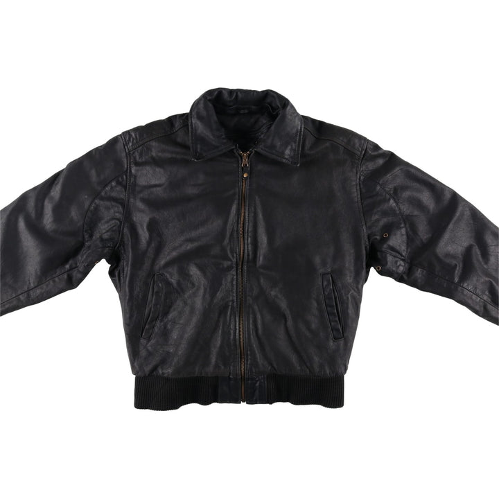 EPIDERME Swing Top Padded Leather Blouson, Men's Size L genuine leather black type Vintage Second Hand