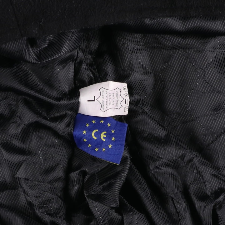 EPIDERME Swing Top Padded Leather Blouson, Men's Size L genuine leather black type Vintage Second Hand