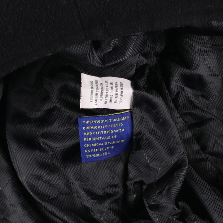 EPIDERME Swing Top Padded Leather Blouson, Men's Size L genuine leather black type Vintage Second Hand