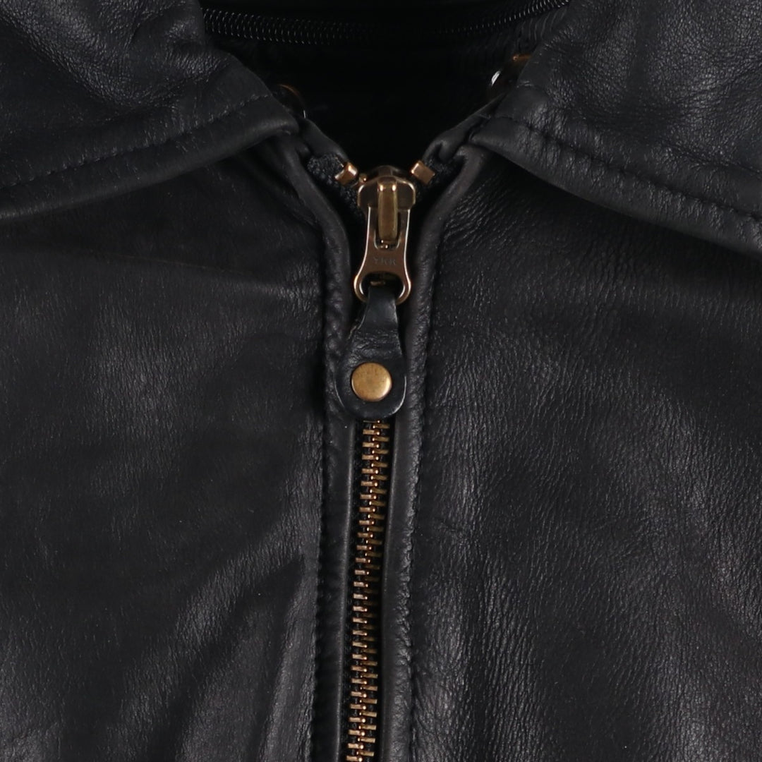 EPIDERME Swing Top Padded Leather Blouson, Men's Size L genuine leather black type Vintage Second Hand