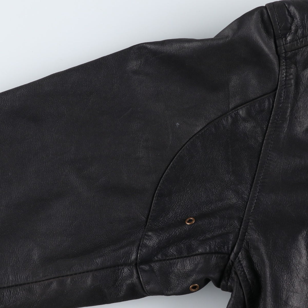 EPIDERME Swing Top Padded Leather Blouson, Men's Size L genuine leather black type Vintage Second Hand