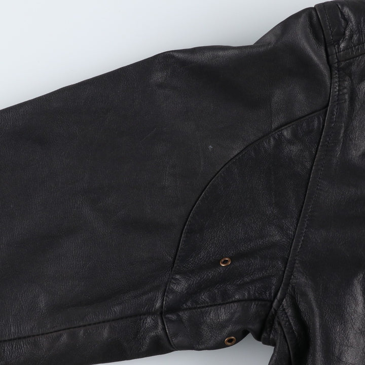 EPIDERME Swing Top Padded Leather Blouson, Men's Size L genuine leather black type Vintage Second Hand