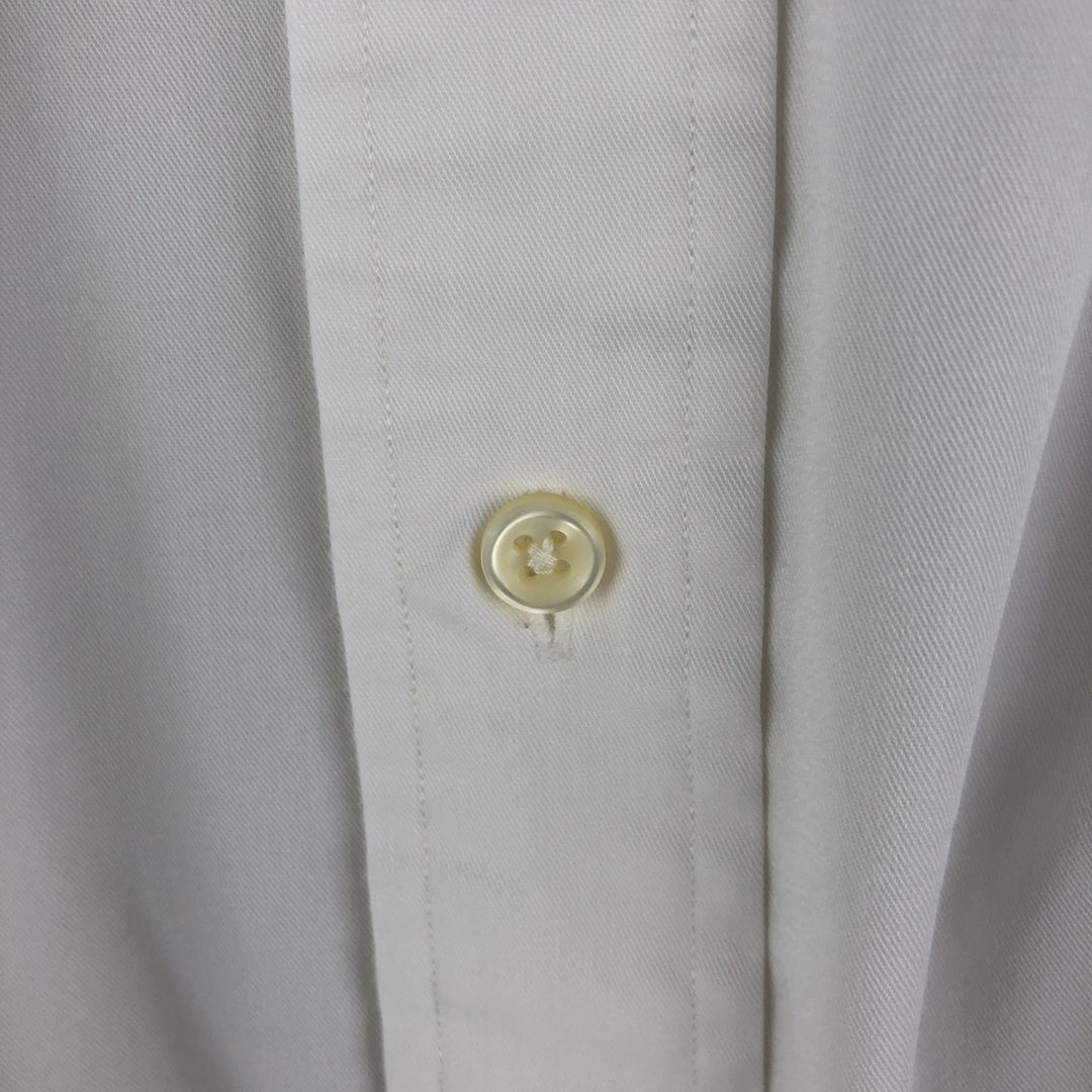Ralph Lauren BLAKE long sleeve button down shirt, men's size XXL cotton white type Vintage Second Hand