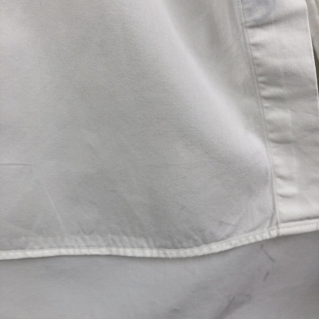 Ralph Lauren BLAKE long sleeve button down shirt, men's size XXL cotton white type Vintage Second Hand
