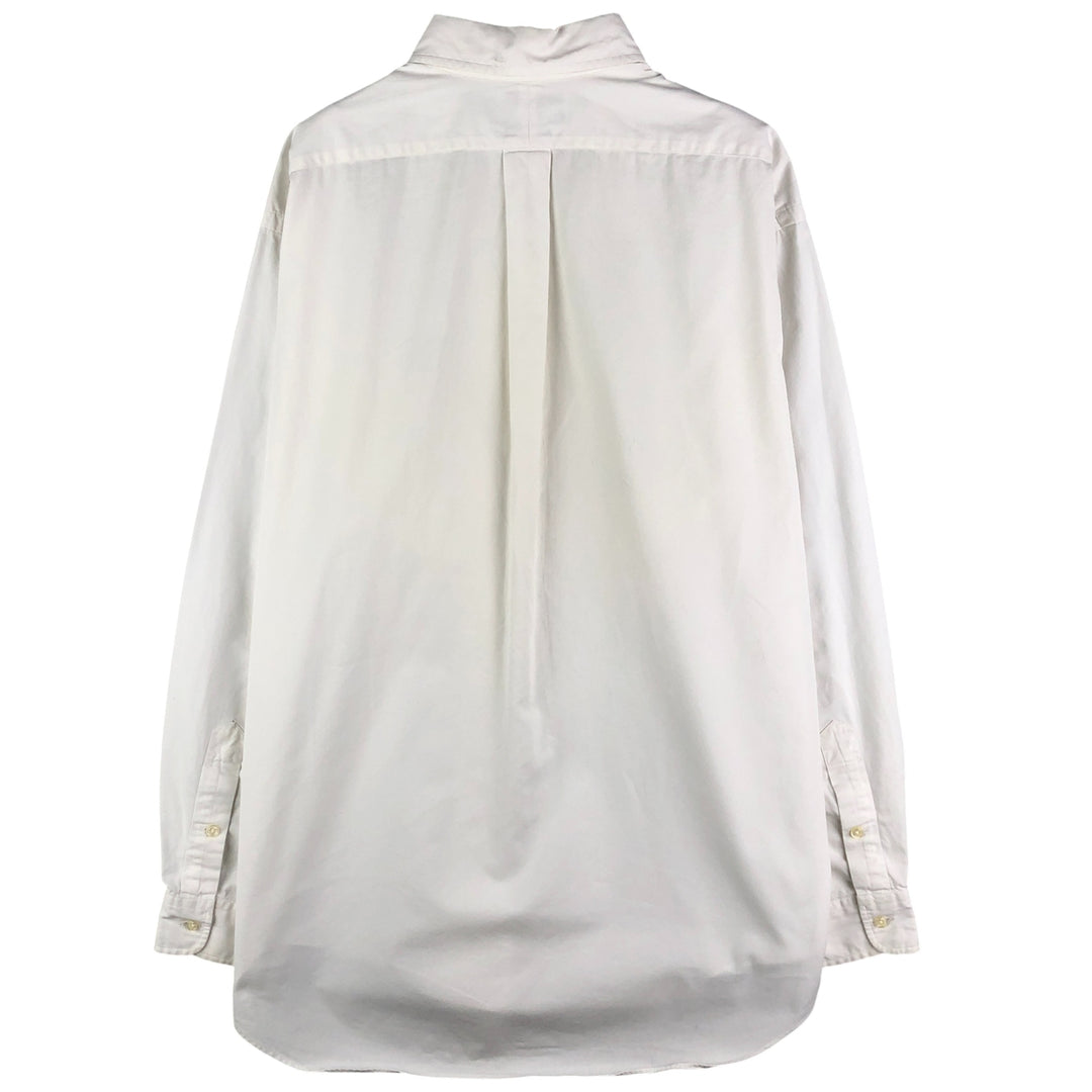 Ralph Lauren BLAKE long sleeve button down shirt, men's size L cotton white type Vintage Second Hand