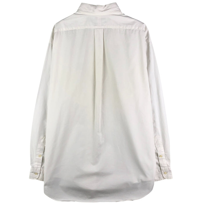 Ralph Lauren BLAKE long sleeve button down shirt, men's size L cotton white type Vintage Second Hand