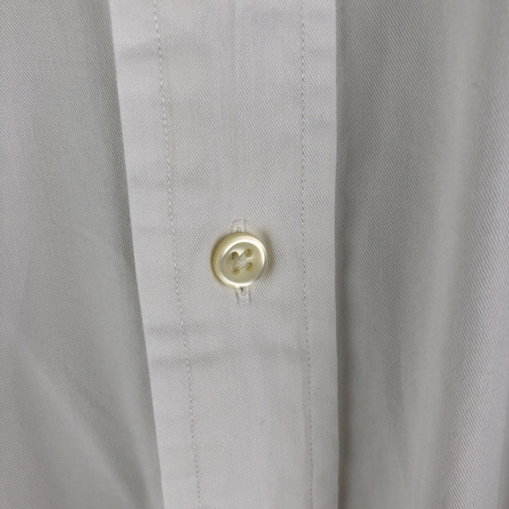 Ralph Lauren BLAKE long sleeve button down shirt, men's size L cotton white type Vintage Second Hand