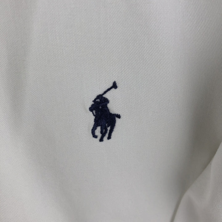 Ralph Lauren BLAKE long sleeve button down shirt, men's size L cotton white type Vintage Second Hand