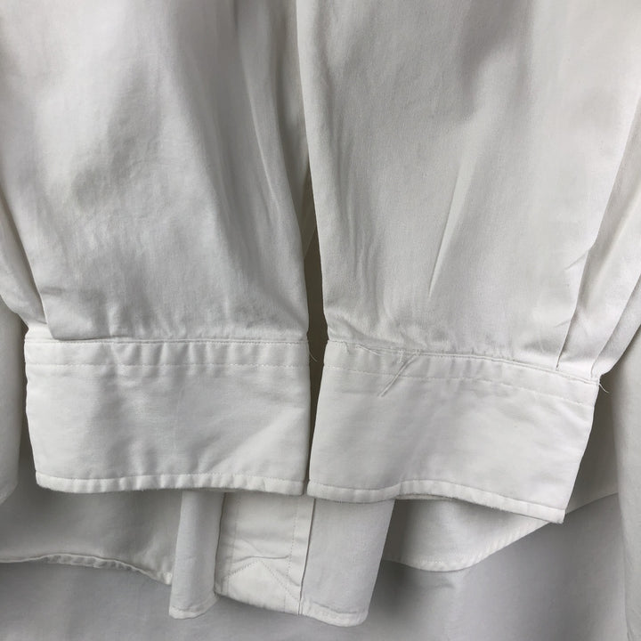 Ralph Lauren BLAKE long sleeve button down shirt, men's size L cotton white type Vintage Second Hand