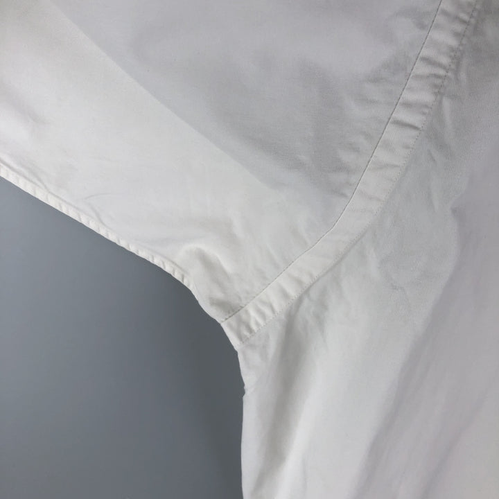 Ralph Lauren BLAKE long sleeve button down shirt, men's size L cotton white type Vintage Second Hand