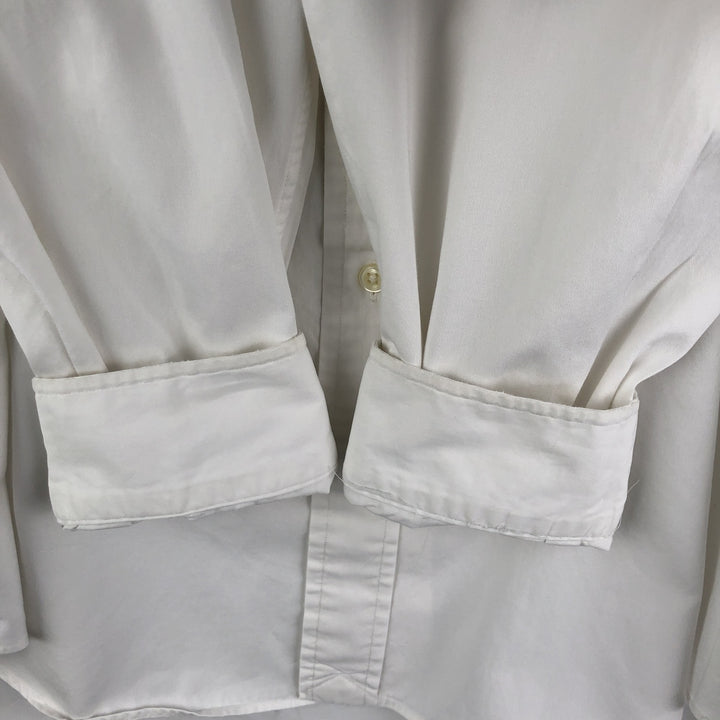Ralph Lauren BLAKE long sleeve button down shirt, men's size L cotton white type Vintage Second Hand