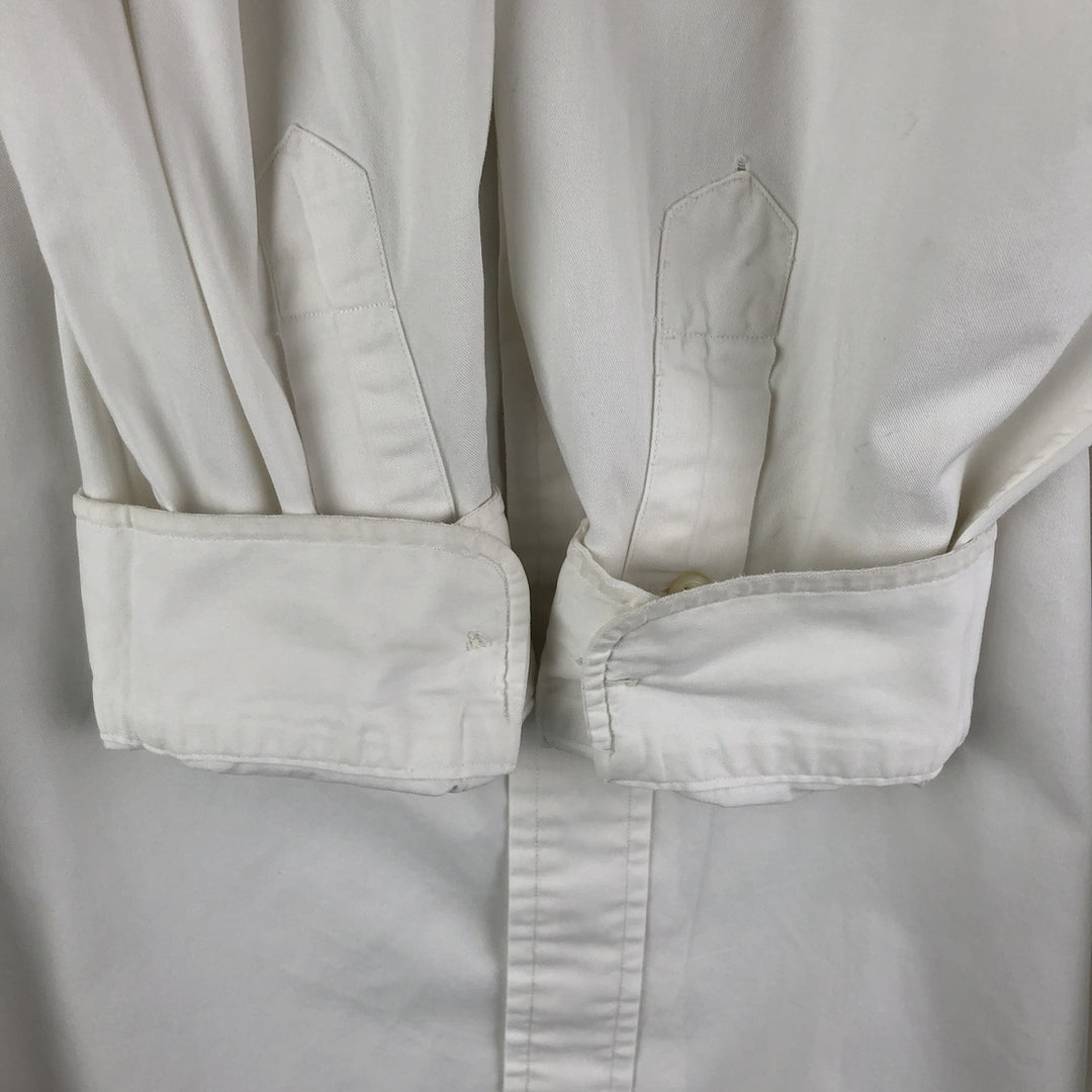 Ralph Lauren BLAKE long sleeve button down shirt, men's size L cotton white type Vintage Second Hand