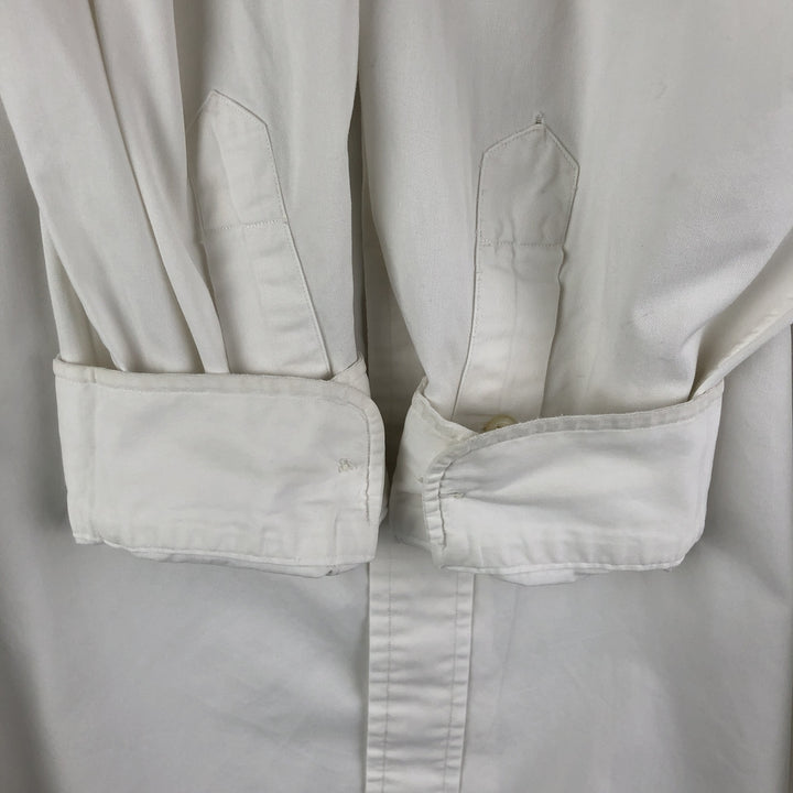 Ralph Lauren BLAKE long sleeve button down shirt, men's size L cotton white type Vintage Second Hand