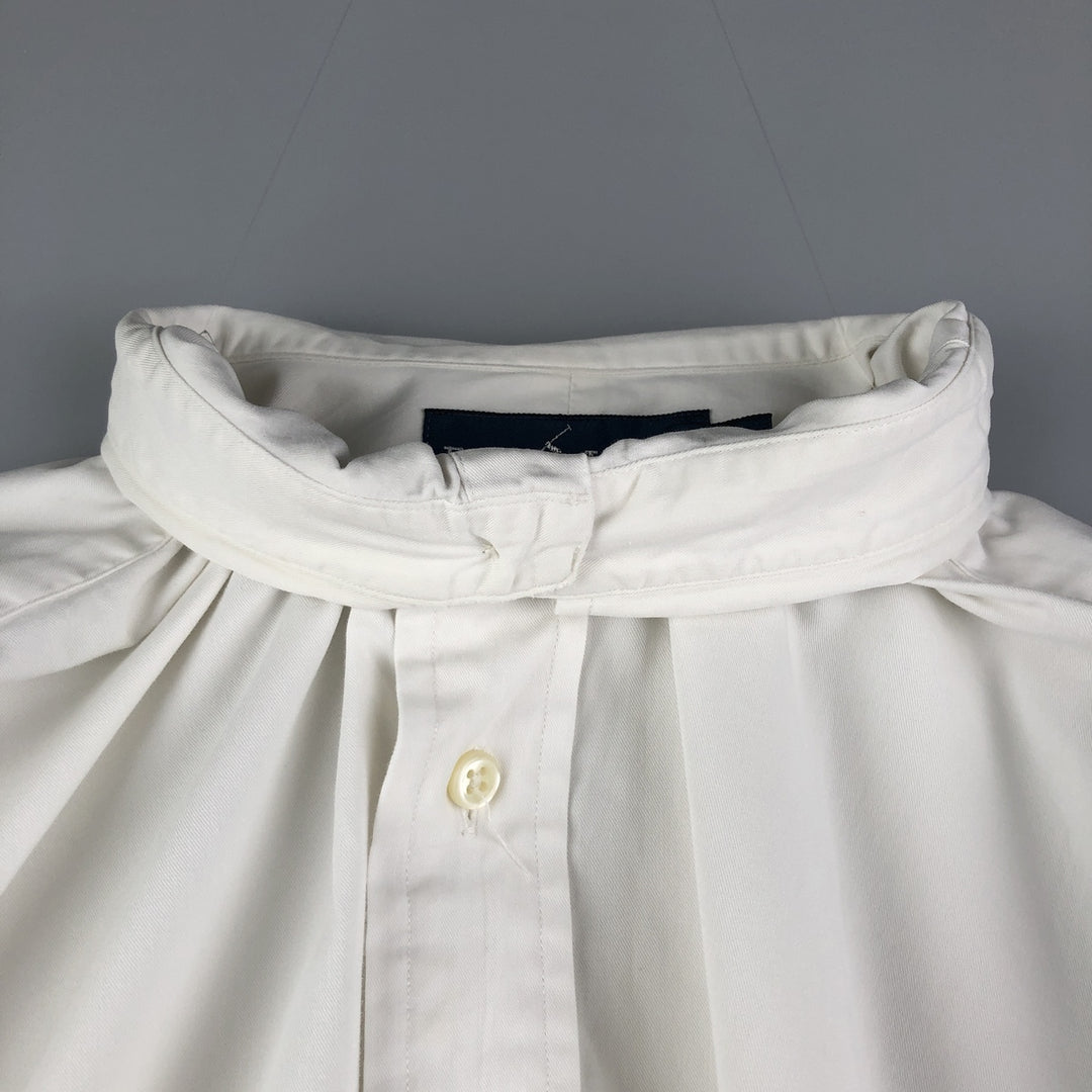 Ralph Lauren BLAKE long sleeve button down shirt, men's size L cotton white type Vintage Second Hand