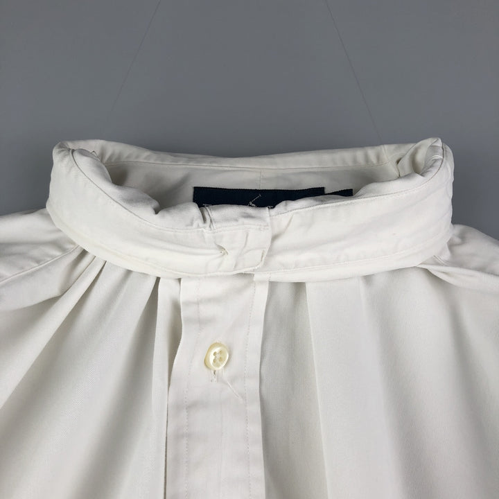 Ralph Lauren BLAKE long sleeve button down shirt, men's size L cotton white type Vintage Second Hand