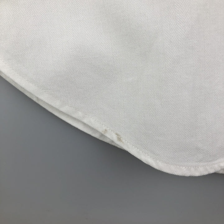 Ralph Lauren POLO by Ralph Lauren ANDREW long sleeve cotton shirt, men's size L cotton white type Vintage Second Hand