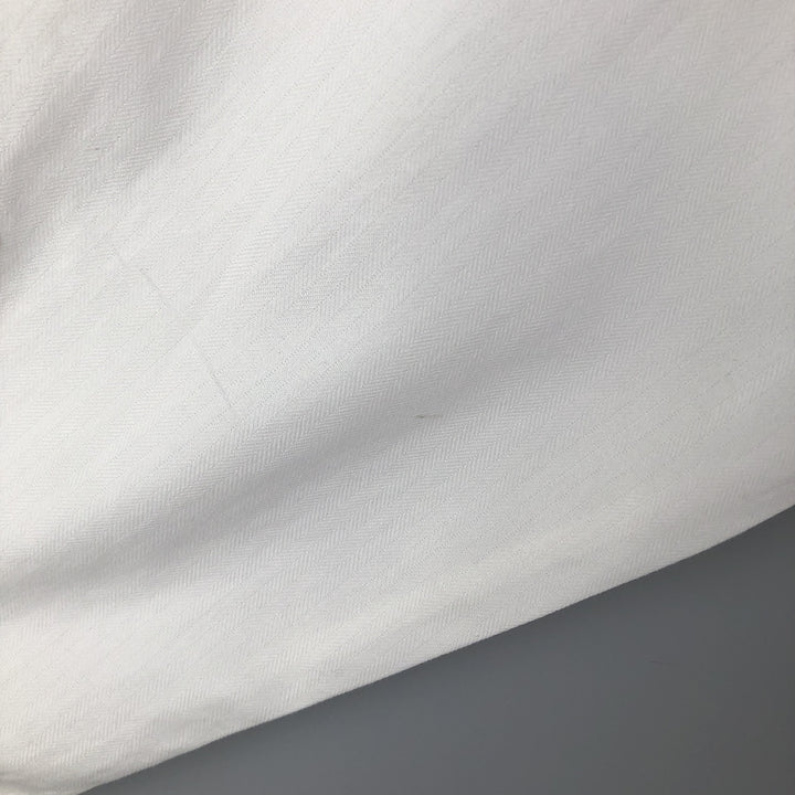 Ralph Lauren POLO by Ralph Lauren ANDREW long sleeve cotton shirt, men's size L cotton white type Vintage Second Hand