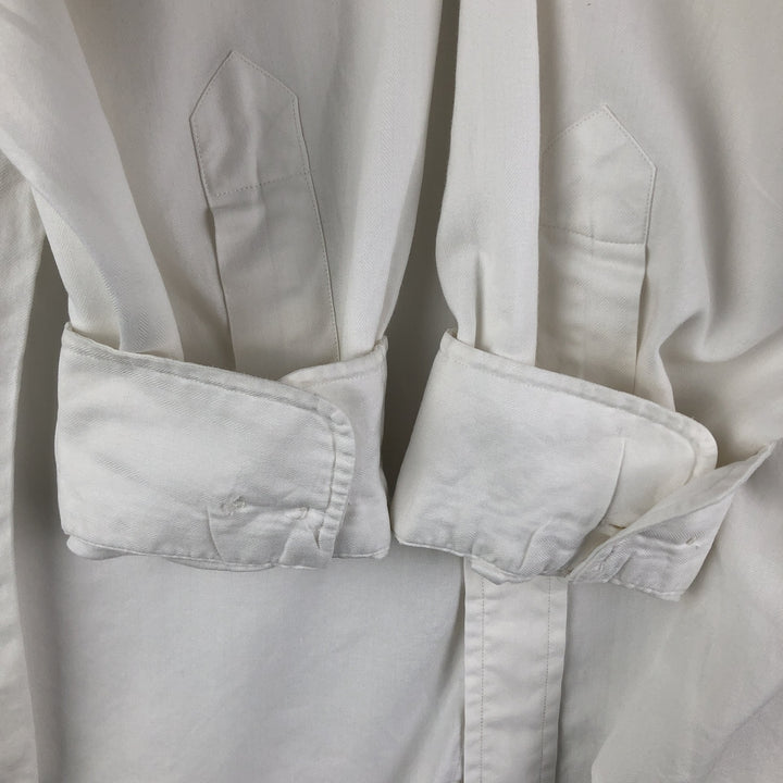 Ralph Lauren POLO by Ralph Lauren ANDREW long sleeve cotton shirt, men's size L cotton white type Vintage Second Hand